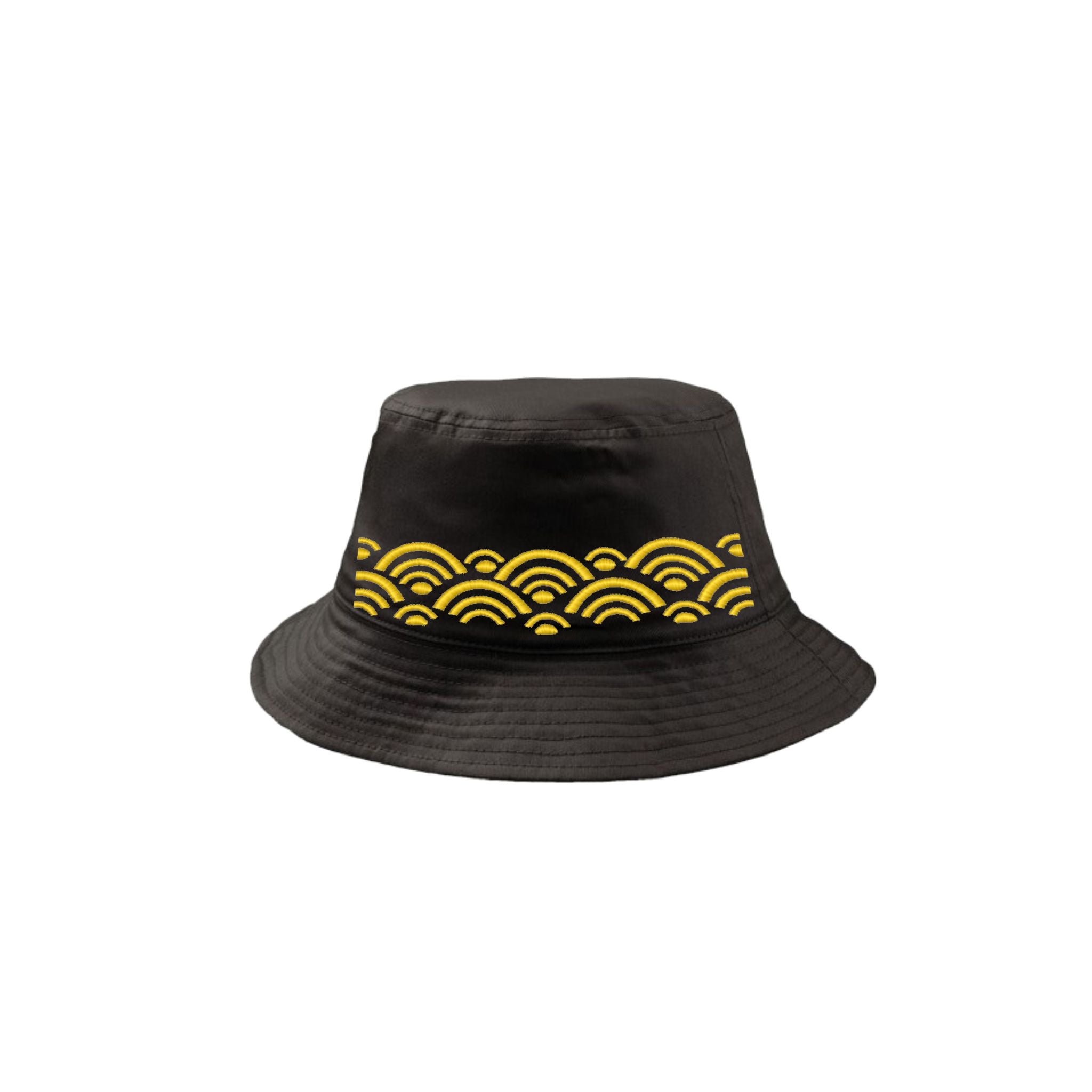 Bucket hat Sauceguku Black & Gold